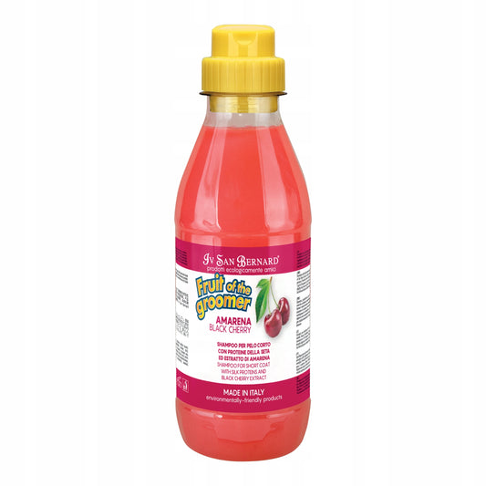IV SAN BERNARD FRUIT OF THE GROOMER BLACK CHERRY SZAMPON DLA PSA I KOTA 500 ML