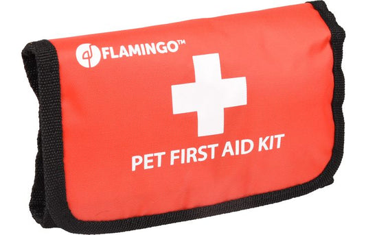 FLAMINGO PETS FIRST AID KIT RESKU BASIC RED 18X12X4CM