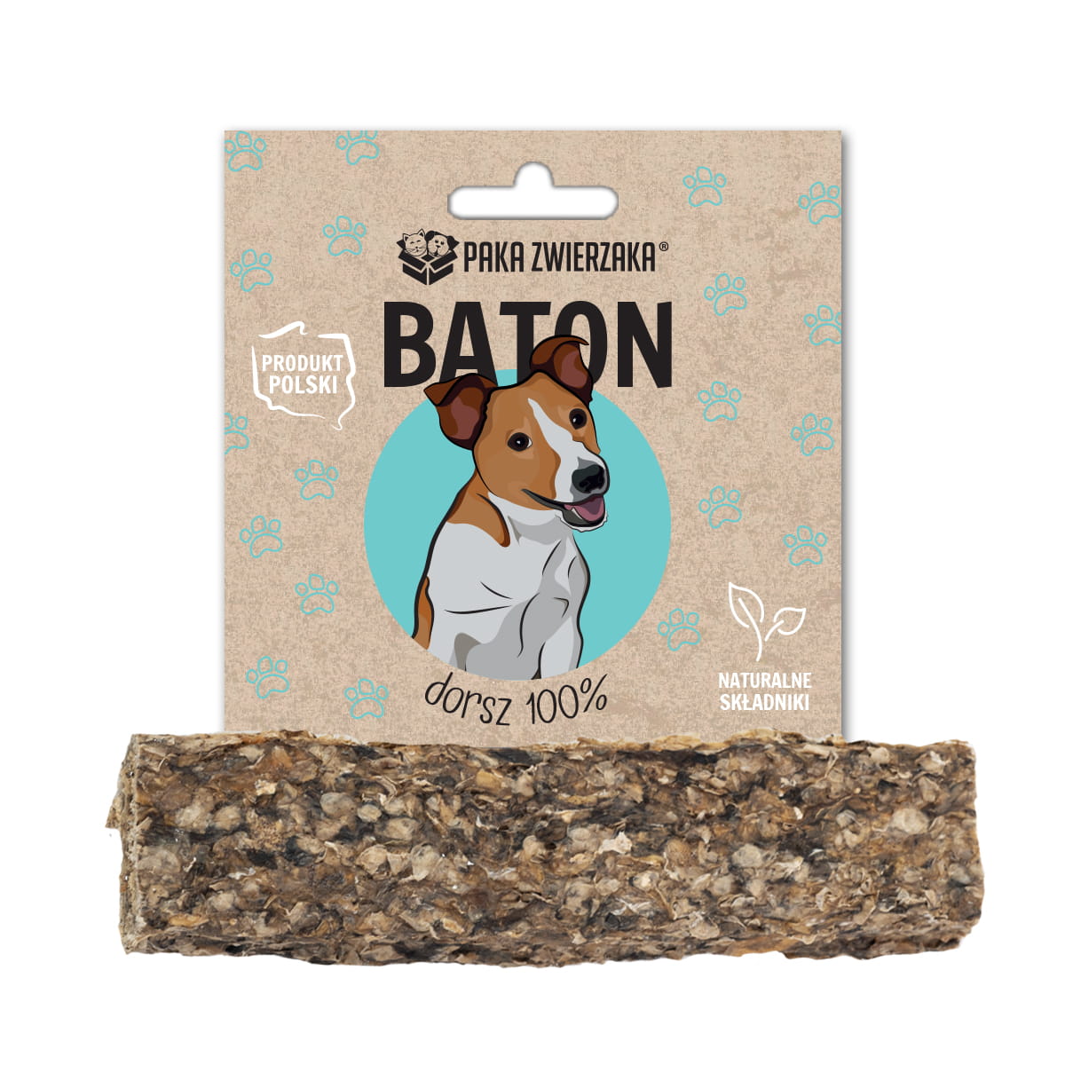 PAKA ZWIERZAKA GRYZAK DLA PSA BATON DORSZA