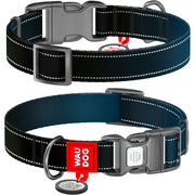 WAUDOG NYLON MONO OBROŻA PLASTIKOWY FASTEX M 20 MM CZARNY