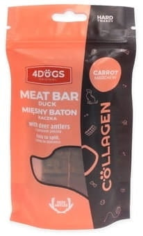 4DOGS COLLAGEN LINE BATONY Z KACZKI I MARCHEWKI HARD 2SZT