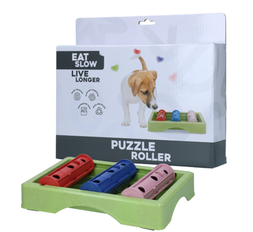 EAT SLOW LIVE LONGER PUZZLE ROLLER