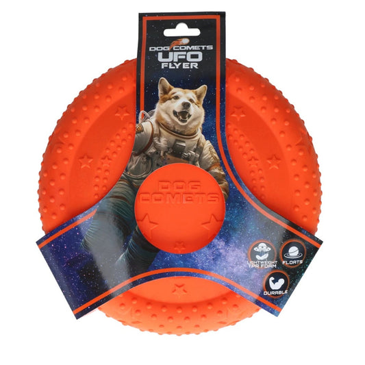 DOG COMETS UFO FLYER ORANGE