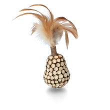 ADDICTED WOODEN WOBBLER WITH FEATHERS