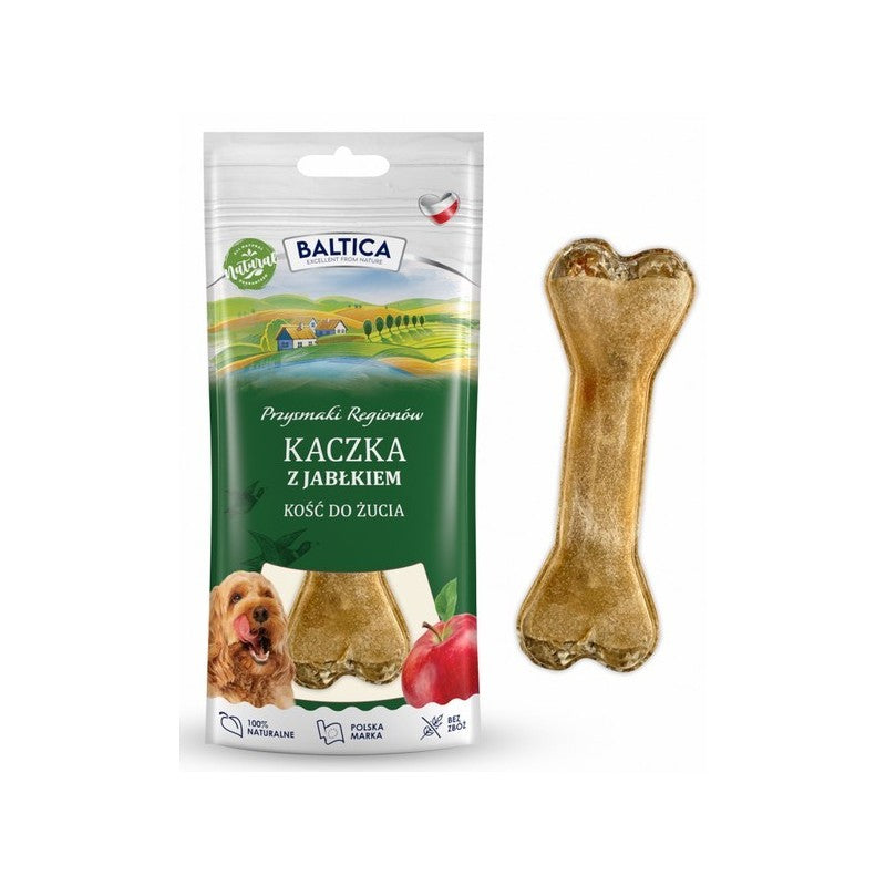 BALTICA SMAKI REGIONÓW GRYZAK DLA PSA KOŚĆ KACZKA Z JABŁKIEM 1SZT.