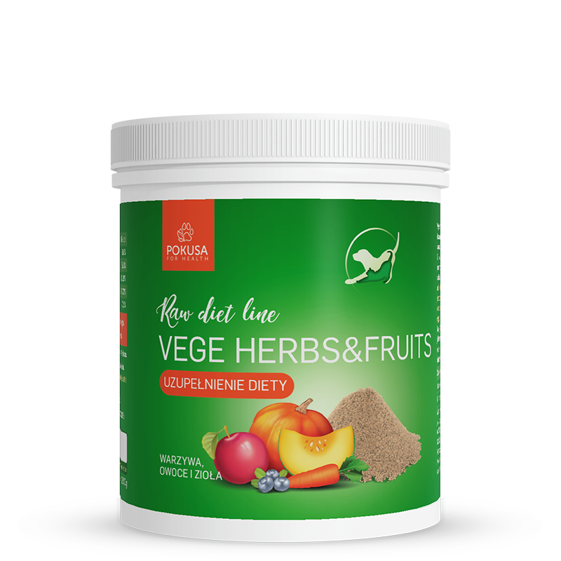 POKUSA RAW DIET LINE VEGE HERBS AND FRUITS 200G