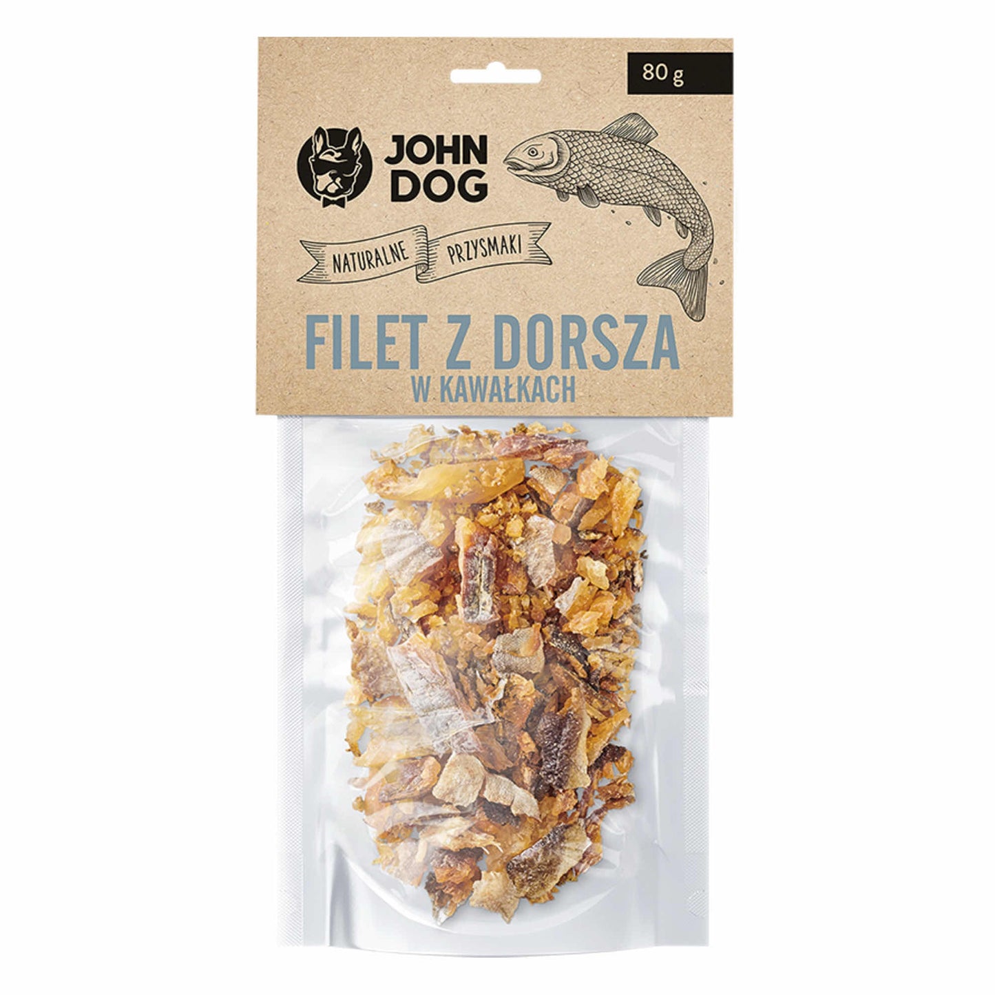 JOHN DOG JANE CAT SUSZONY FILET Z DORSZA 80G