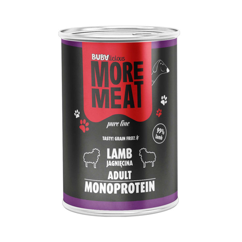 BUBA BUBALICIOUS MONO PURE MOKRA KARMA DLA PSA JAGNIĘCINA 400G