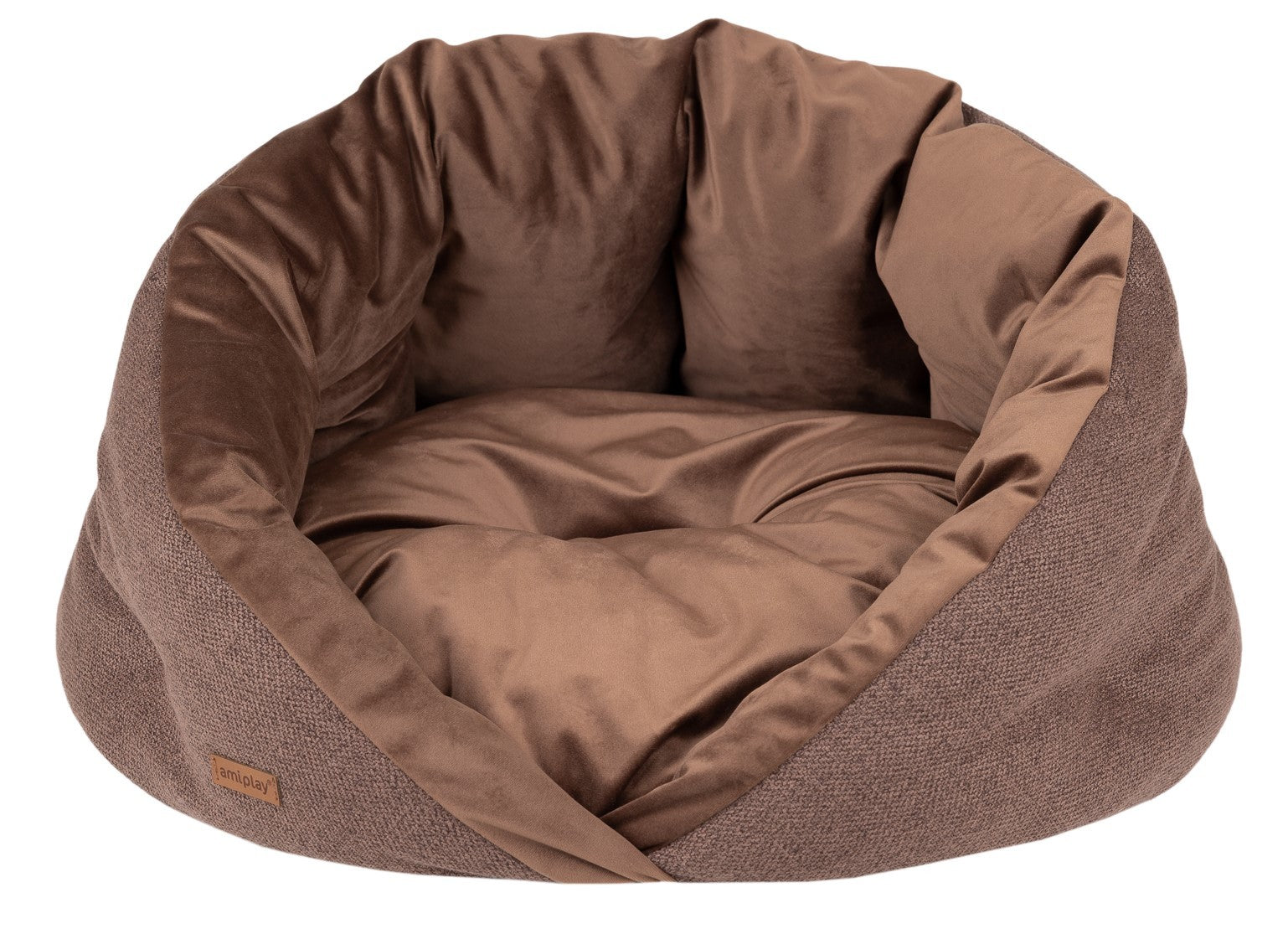 AMIPLAY LEGOWISKO KOKON SIENA BRĄZOWE M
