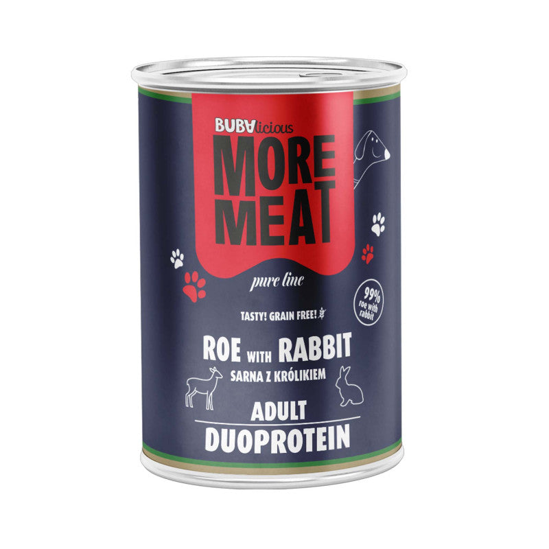 BUBA BUBALICIOUS DUO PURE MOKRA KARMA DLA PSA SARNA I KRÓLIK 400G