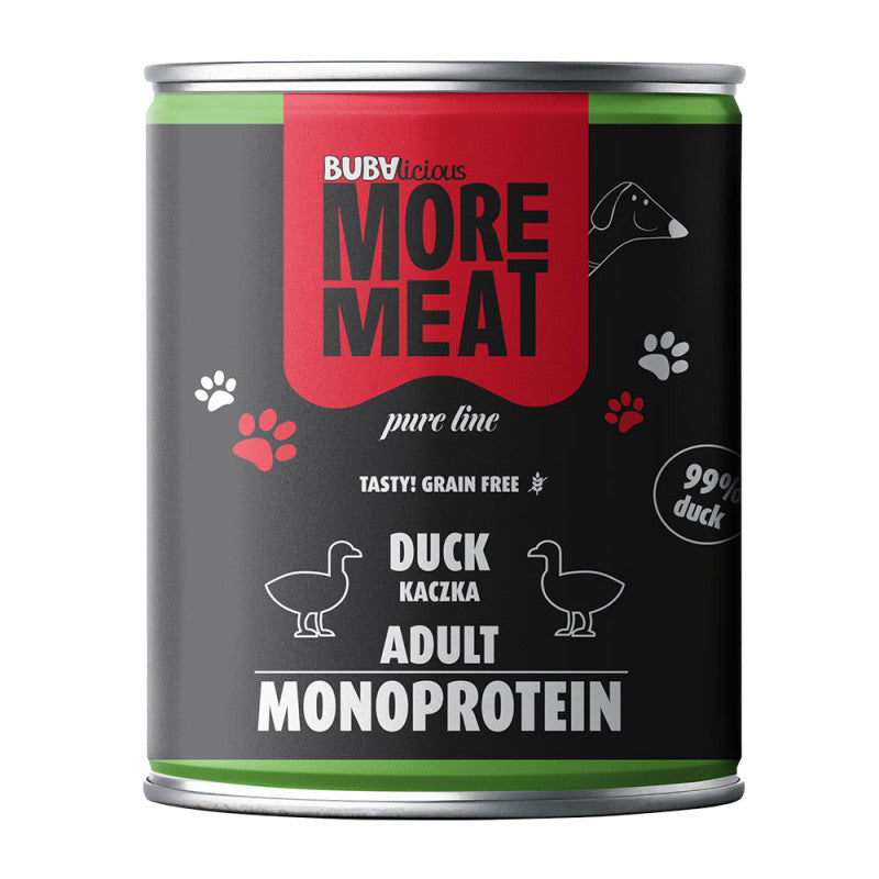 BUBA BUBALICIOUS MONO PURE MOKRA KARMA DLA PSA KACZKA 800G