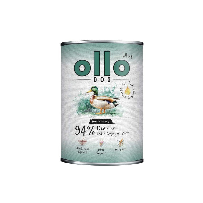 OLLO PLUS KOLAGEN MOKRA KARMA PIES KACZKA 400G