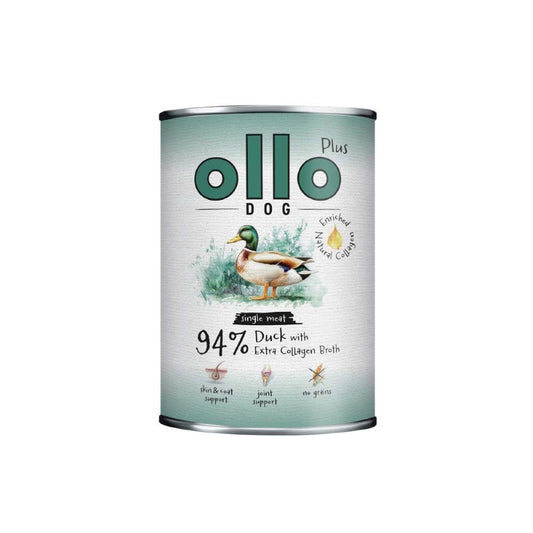 OLLO PLUS KOLAGEN MOKRA KARMA PIES KACZKA 400G