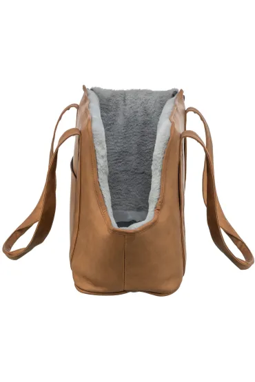 TRIXIE EVELYN TORBA DLA PSA, BRĄZOWA/SZARA, 40×30×20CM