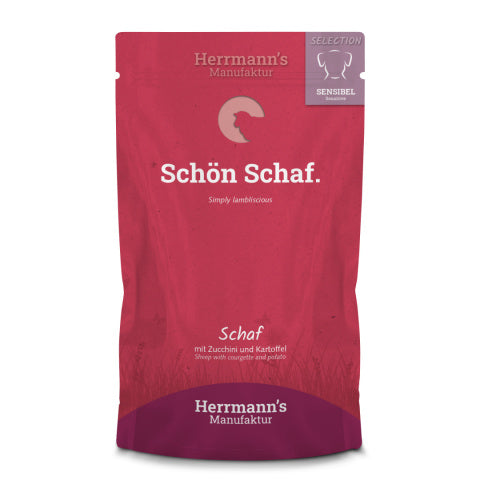 HERRMANN'S MANUFAKTUR MOKRA KARMA DLA PSA SELECTION SENSITIVE DOG SCHAF - BARANINA 150G