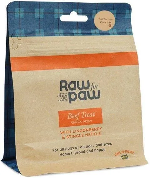 RAW FOR PAW BEEF - WOŁOWINA LIOFILIZOWANE PRZYSMAKI (50G)