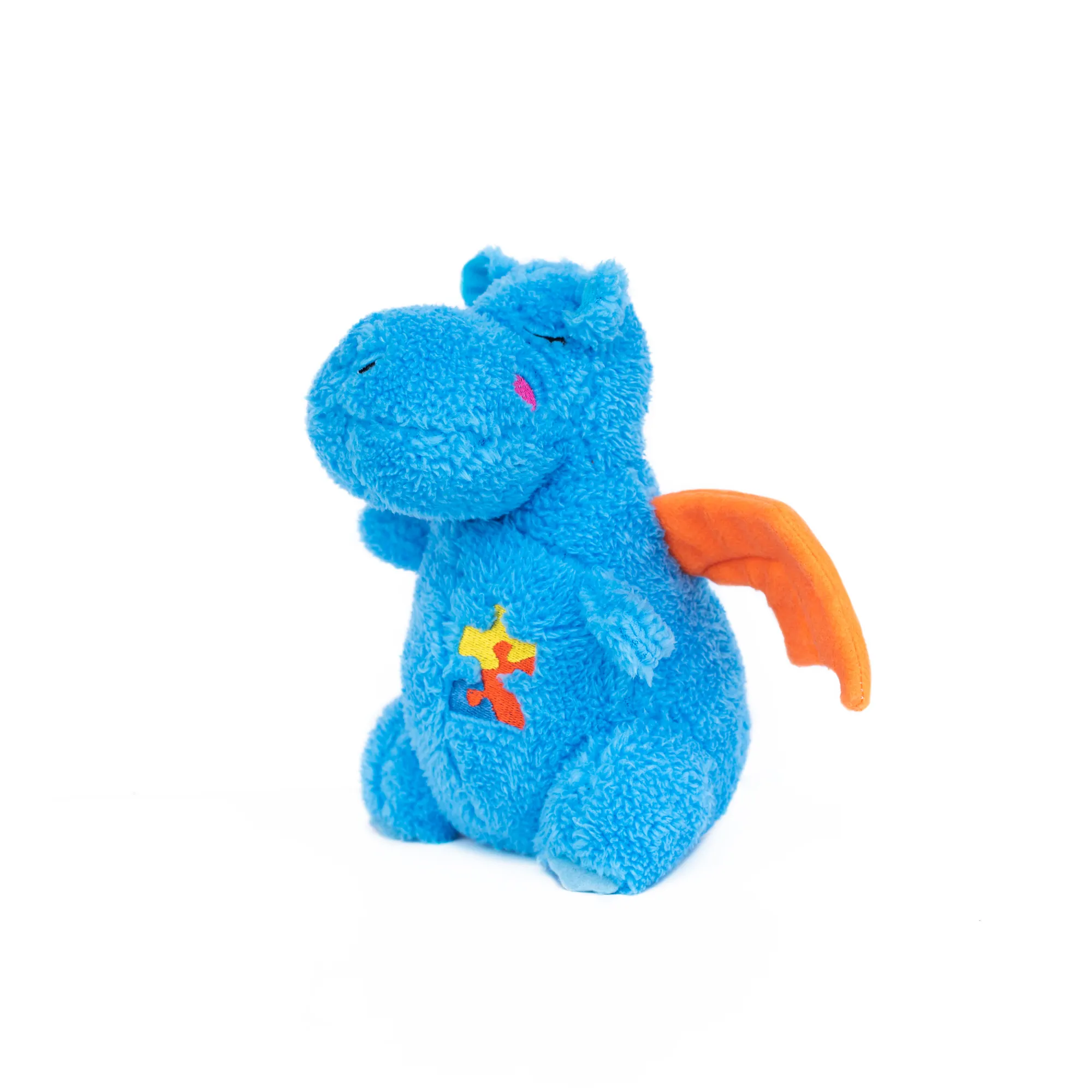 ZIPPYPAWS ZIPPY DRAGON BLUE – PLUSZOWA, PISZCZĄCA ZABAWKA DLA PSA