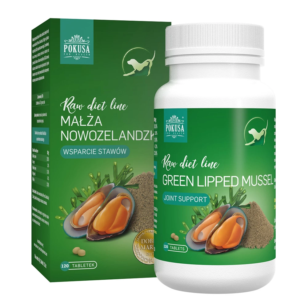 POKUSA RAW DIET LINE GREEN LIPPED MUSSEL 120 TABLETEK