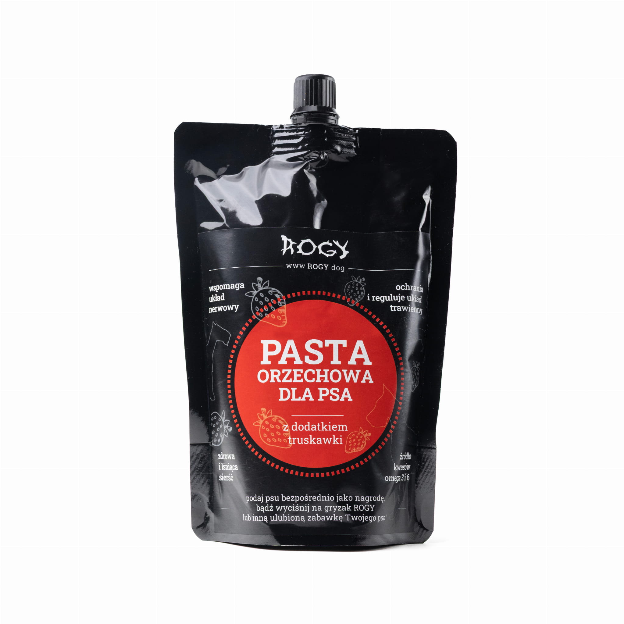 ROGY PASTA ORZECHOWA TRUSKAWKOWA 300G