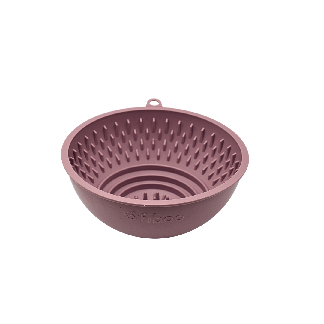 FIBOO FLIP FIBOOWL RÓŻOWY - MISKA 2W1 Ø 17 CM