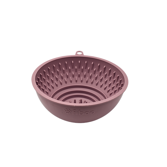 FIBOO FLIP FIBOOWL RÓŻOWY - MISKA 2W1 Ø 17 CM