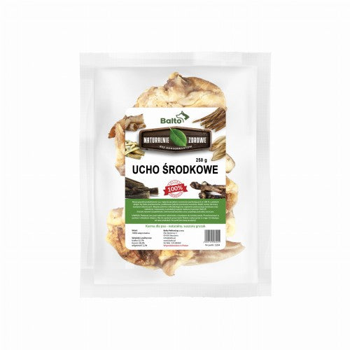 BALTO GRYZAK DLA PSA UCHO WIEPRZOWE ŚRODKOWE 250G