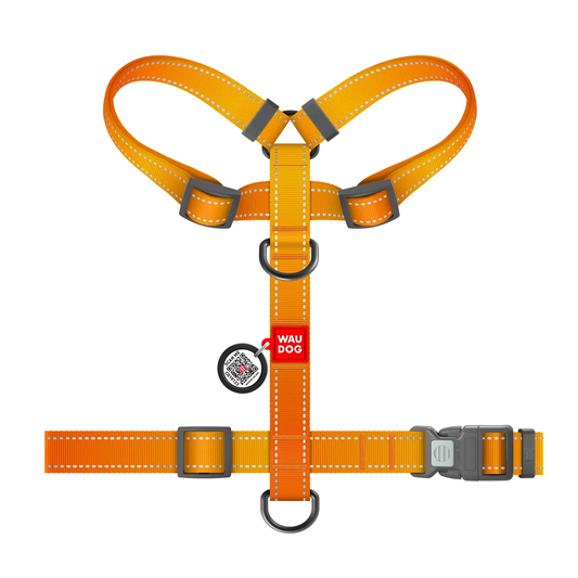 WAUDOG NYLON MONO SZELKI GUARD PLASTIKOWY FASTEX XL POMARAŃCZOWY