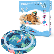 COOLPETS TROPICAL PREMIUM COOLING MAT FLAMINGO