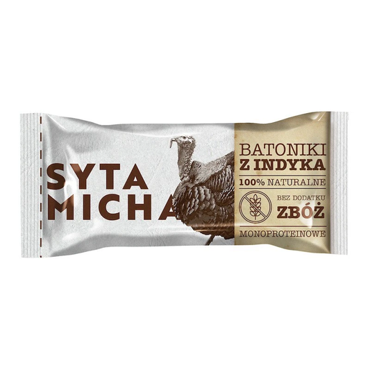 SYTA MICHA PRZYSMAKI DLA PSA BATONIKI Z INDYKA DLA PSA 25G