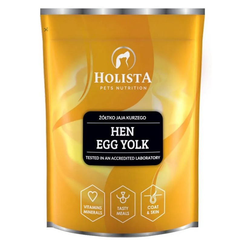 HOLISTA HEN EGG YOLK 500G - PASTERYZOWANE ŻÓŁTKA JAJ W PROSZKU