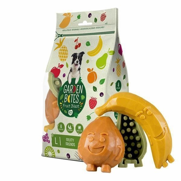 GARDEN BITES FRUITY FRIENDS L - 12.5CM/3SZT PRZYSMAKI DENTYSTYCZNE DLA PSA