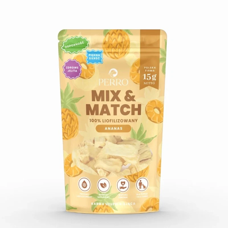 PERRO MIX & MATCH PRZYSMAKI DLA PSA ANANAS 15G