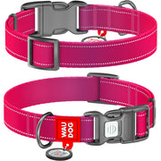 WAUDOG NYLON MONO OBROŻA PLASTIKOWY FASTEX L 25 MM RÓŻOWY