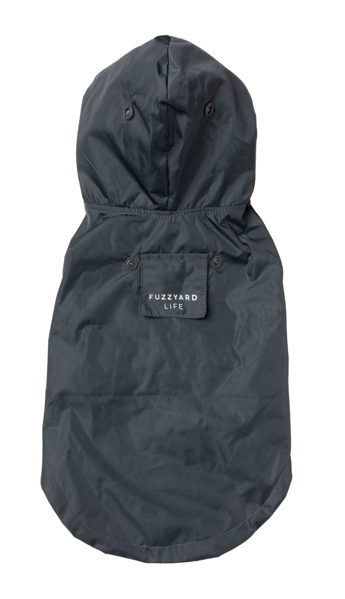 FUZZYARD LIFE RAINCOAT SLATE GREY S1