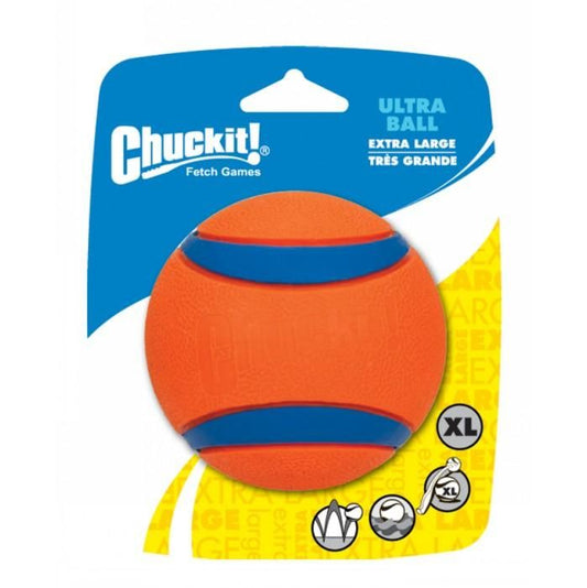CHUCKIT ULTRA BALL XL 9 CM 1 PACK - ULTRA WYTRZYMAŁA PIŁKA DLA DUŻYCH PSÓW