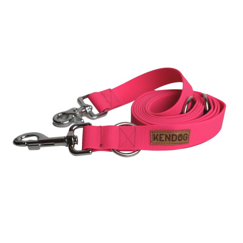 KENDOG SMYCZ PRZEPINANA PVC PINK 200CM