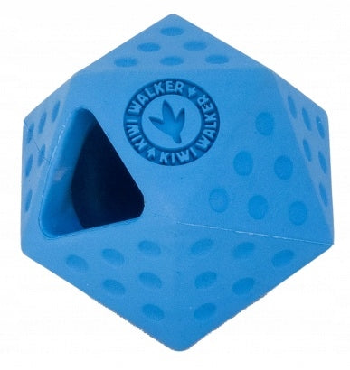 KIWI WALKER SMACZNA BRYŁA ICOSABALL MINI ZABAWKA DLA PSA NIEBIESKA