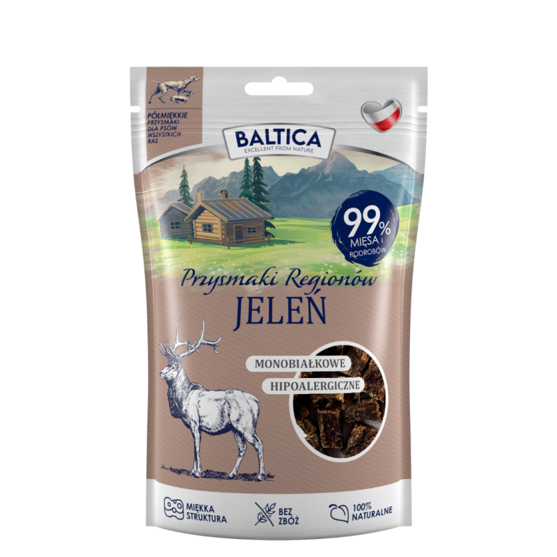 BALTICA PRZYSMAKI REGIONÓW PRZYSMAKI DLA PSA JELEŃ 80G