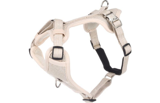 FLAMINGO DOG HARNESS LAGO BEIGE XS 25-43CM 30-45CM 15MM