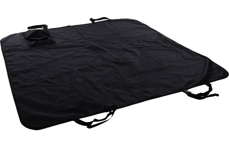 FLAMINGO CAR SEAT COVER DEX CAN BE SPLIT IN TWO HAMMOCK MODEL BACK SEAT BLACK