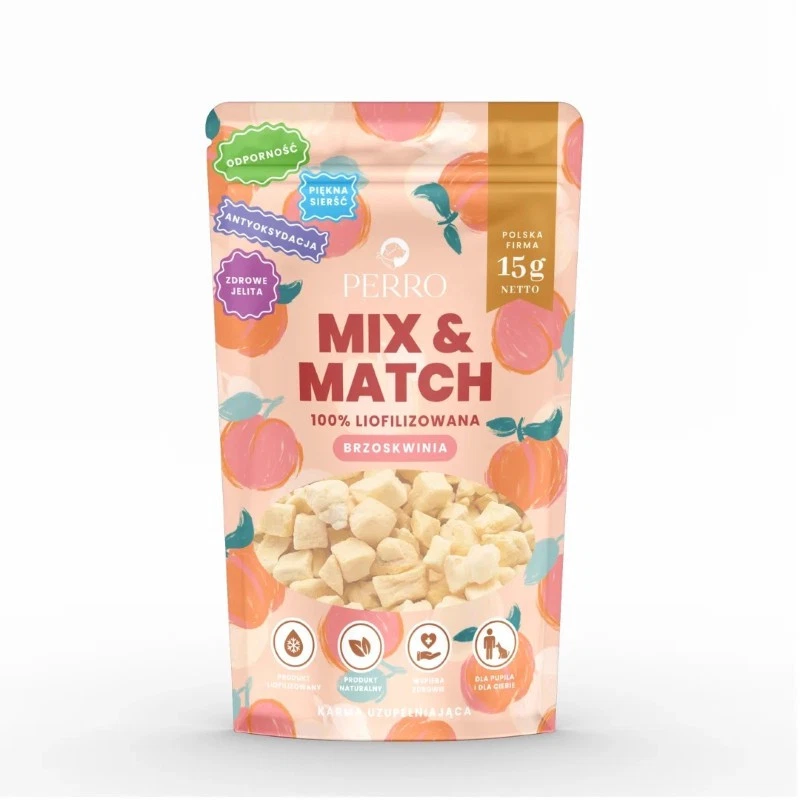 PERRO MIX & MATCH PRZYSMAKI DLA PSA BRZOSKWINIA 15G