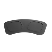 FIBOO MATA ANTYPOŚLIZGOWA POD MISKI 43X22 CM CIEMNY SZARY