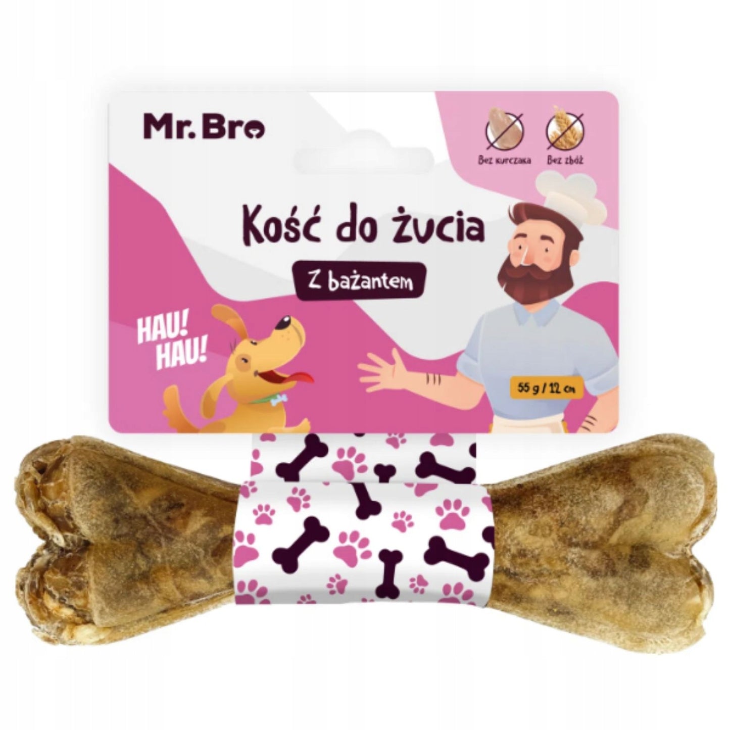 MR BRO KOŚĆ Z BAŻANTEM I JAGODAMI 12CM