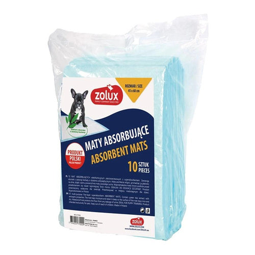 ZOLUX PODKŁADY HIGIENICZNE 45 X 60 CM - 10 SZTUK