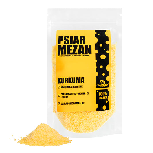 RECOSNACK PSIARMEZAN KURKUMA 200 G
