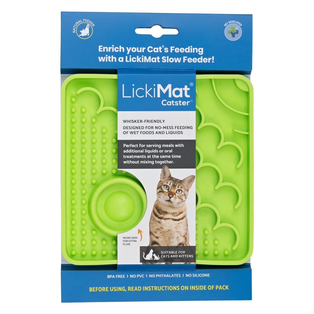 LICKIMAT CLASSIC CATSTER CAT ZIELONA