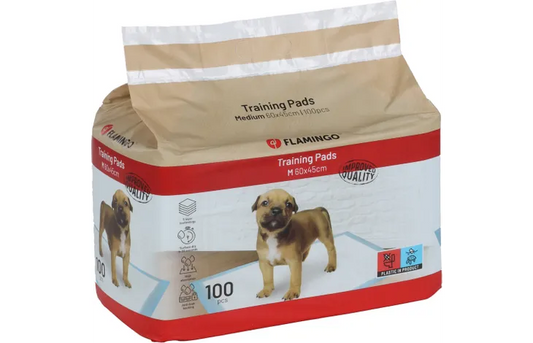 FLAMINGO TRAINING PAD PADY M 100PCS 60X45CM