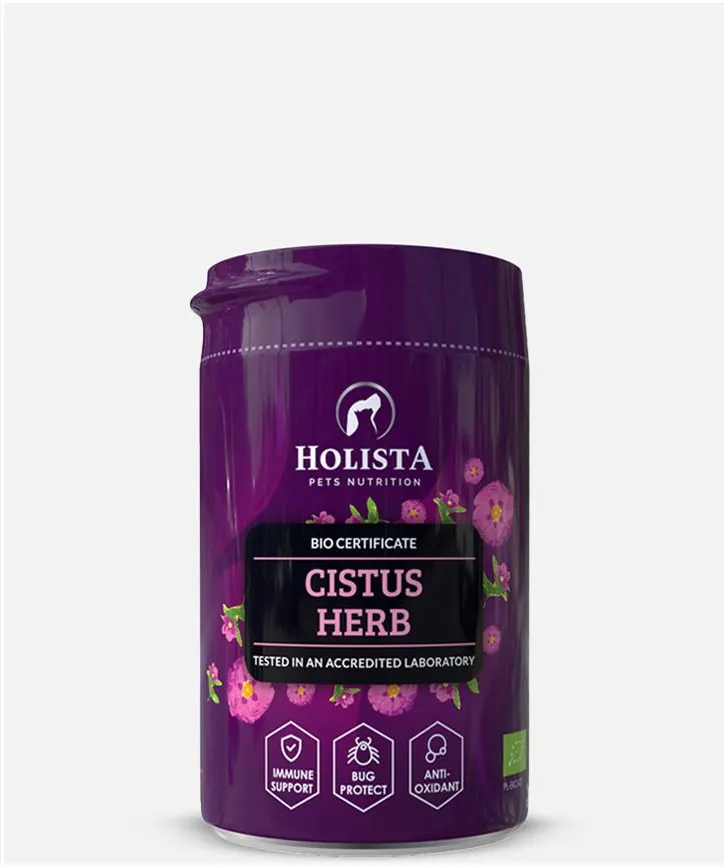 HOLISTA BIO CISTUS HERB 100G - CZYSTEK DLA PSA I KOTA