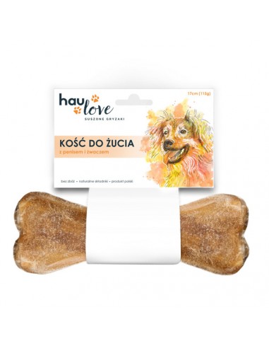 HAULOVE PRZYSMAK DLA PSA KOŚĆ DO ŻUCIA Z KAMALĄ 17CM