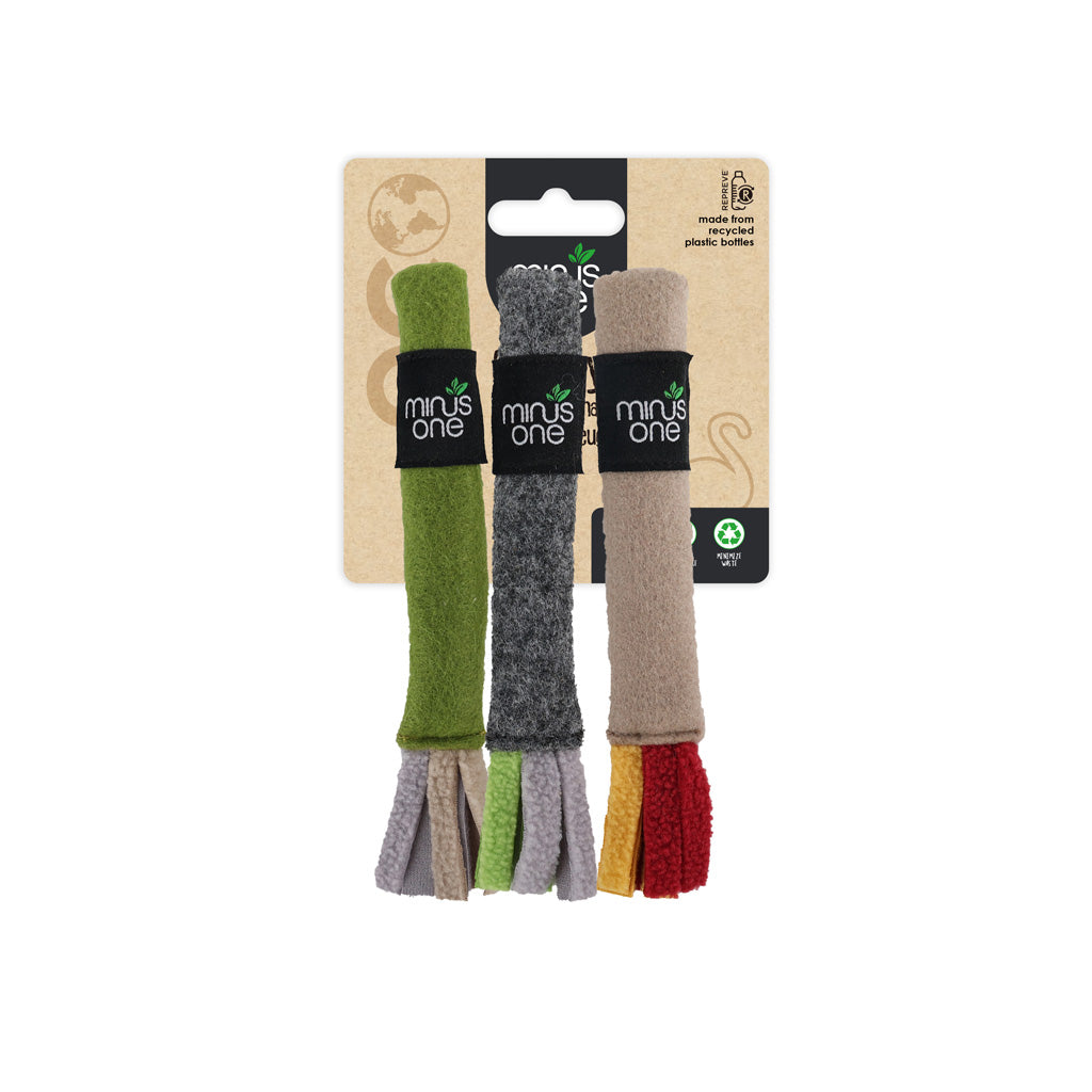 MINUS ONE CLASSIC FELT CAT TOYS - STICKS
